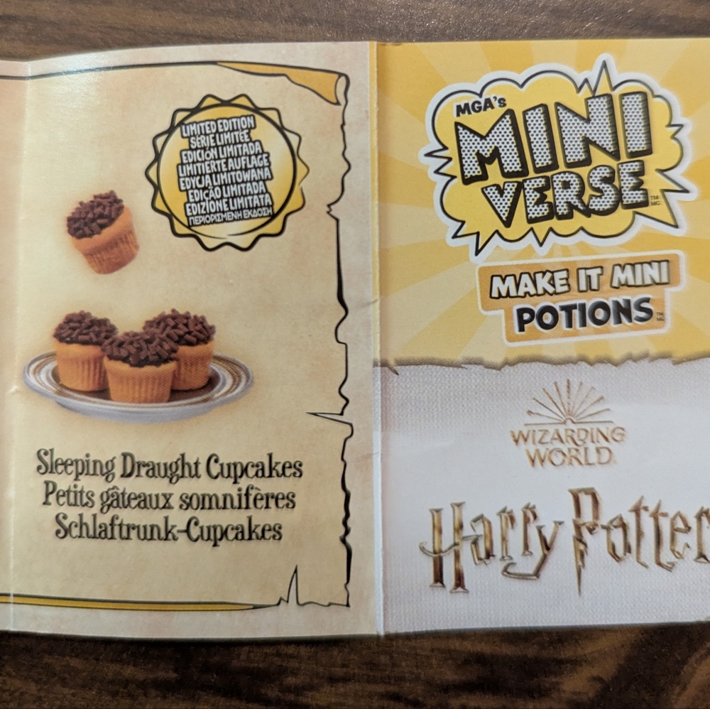 COPY - MGA Miniverse Harry Potter Sleeping Draught Cupcakes Rare Limited Editio…
